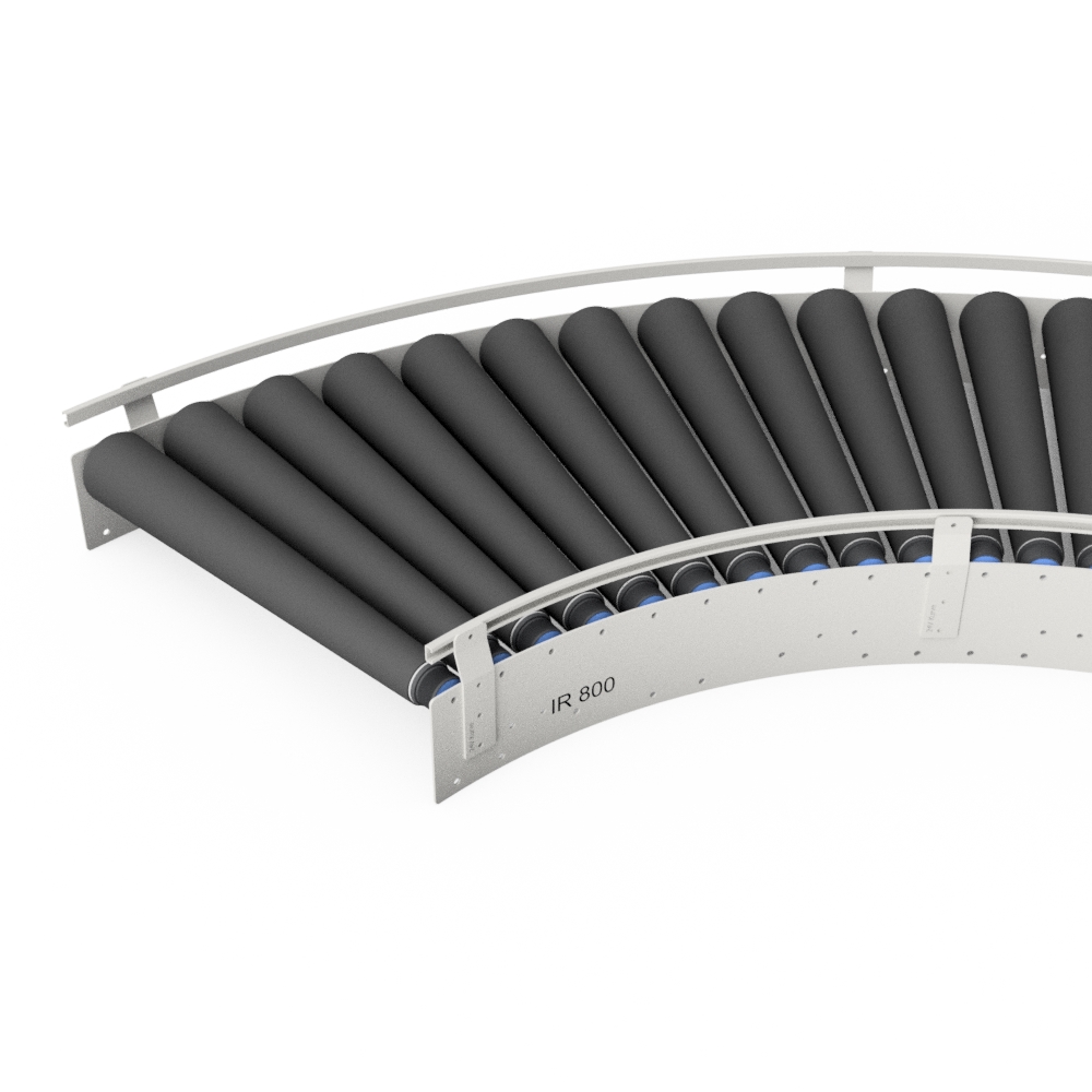 Seitenführung Rollenbahn 24V Kurve Seitenführung Rollenbahn 24V Kurve