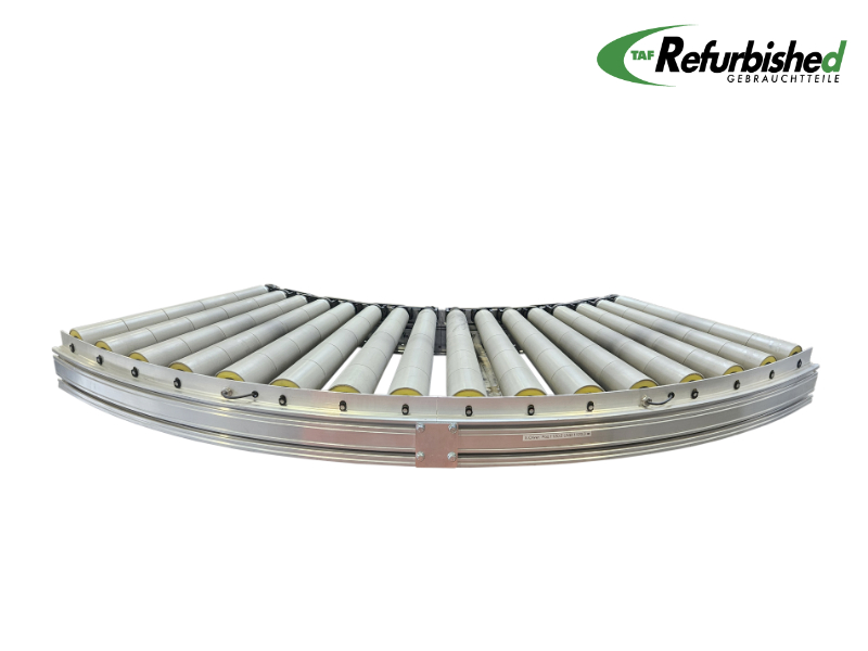 Gebrauchte Rollenbahnkurve 24V, 80°