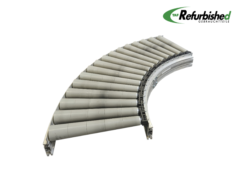 Gebrauchte Rollenbahnkurve 24V, 80°