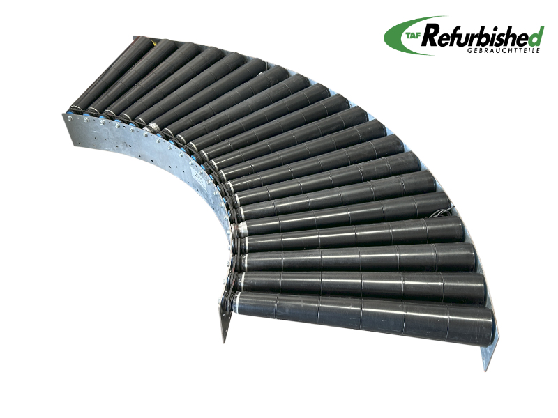 Gebrauchte Rollenbahnkurve 90°, angetrieben