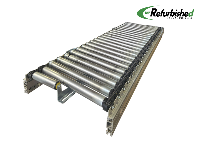 Gebrauchte Schrägrollenbahn, angetrieben, 24V - L: 1.870 mm